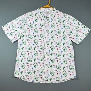 Waste Management Phoenix Open Men's White Graphic Print Shirt - Like New w/o tag